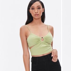 Key Ring cropped tank